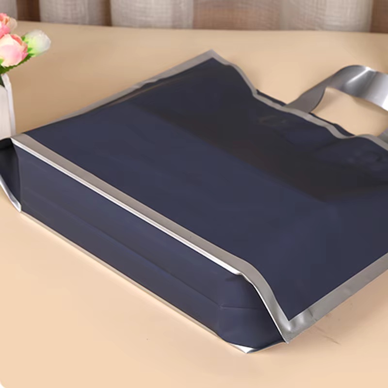 Wedding Party Supply Store - 50Pcs Frosted hand shopping bag, silver