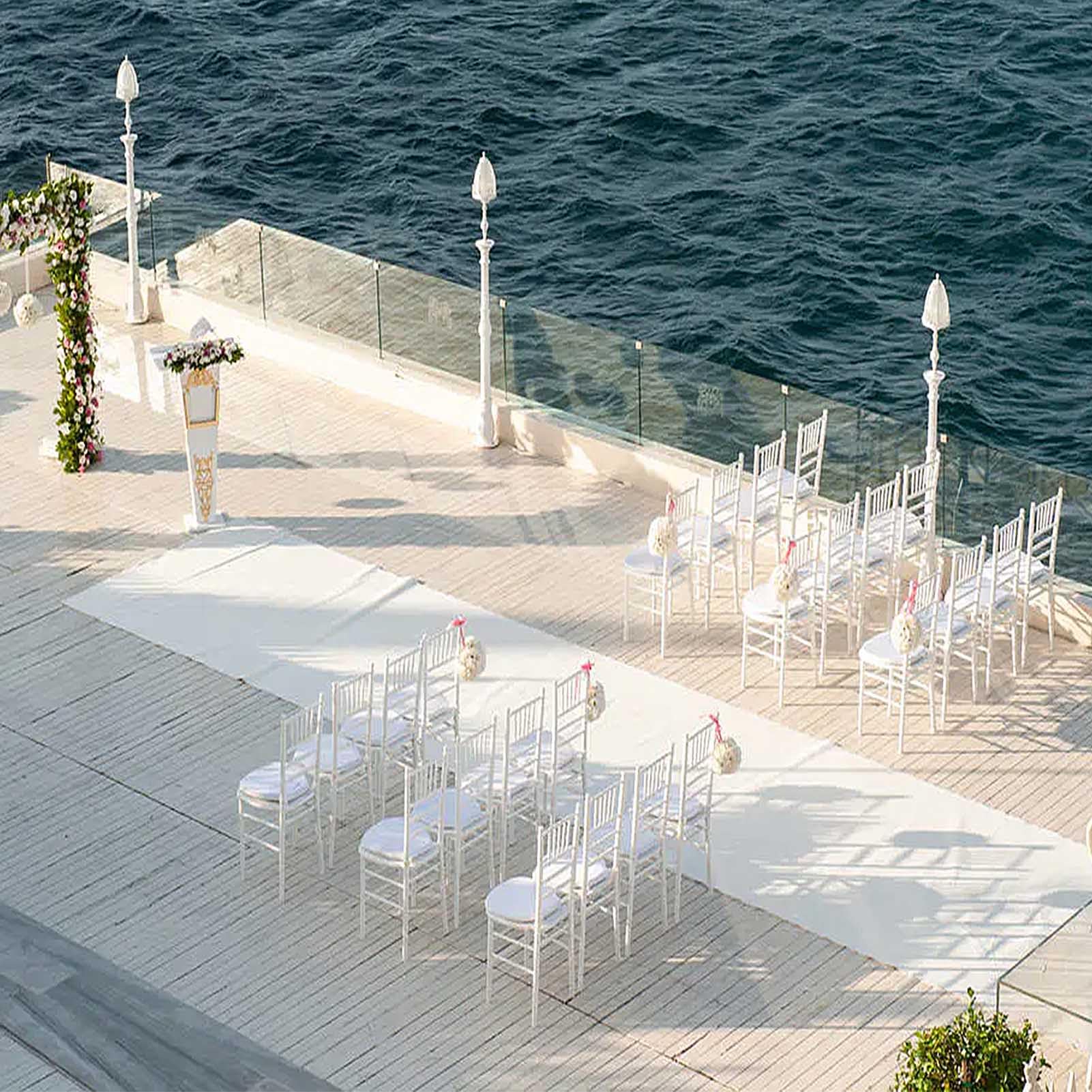 Aisle Runner White - Durable Wedding Carpet, Suitable for Indoor