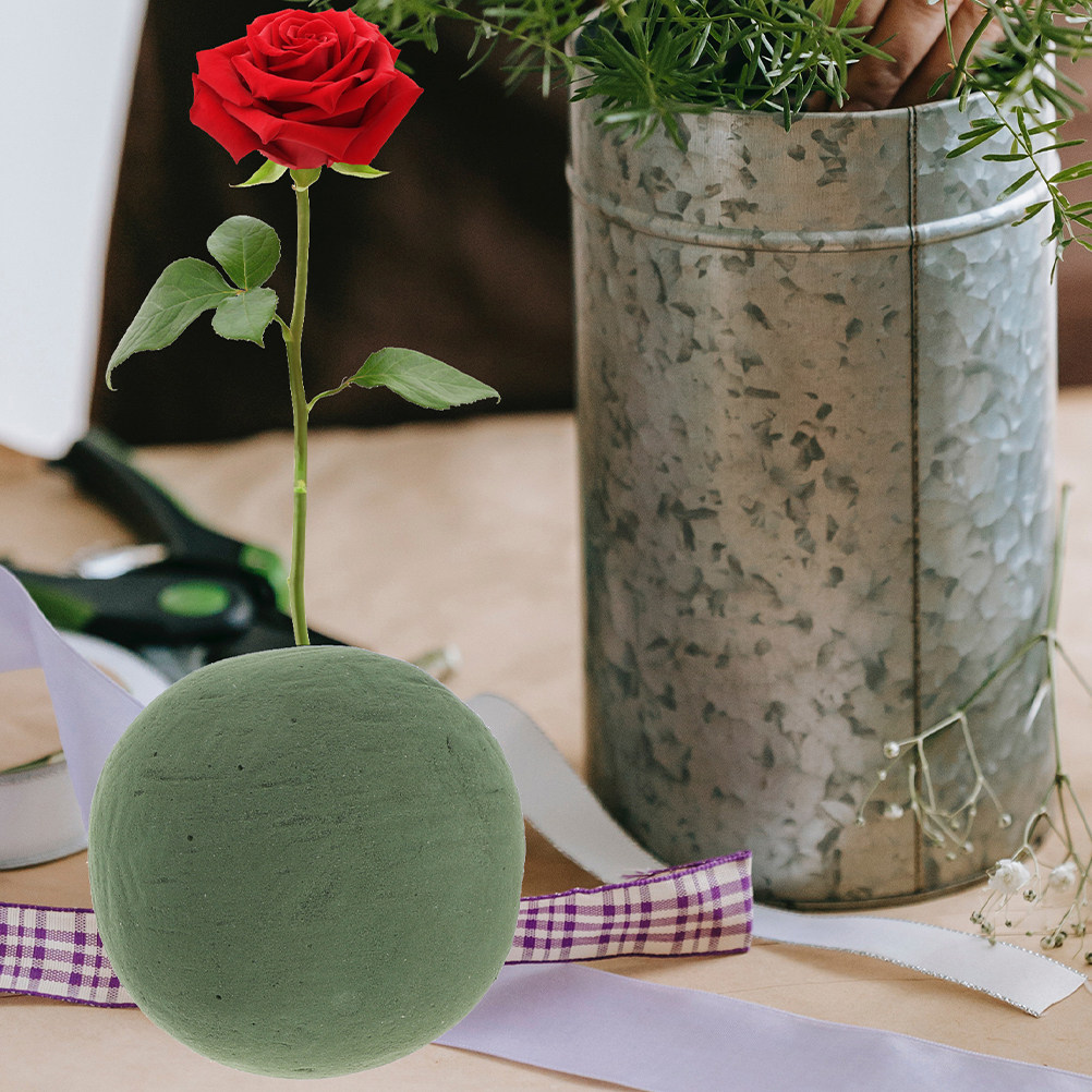 Wedding Support - 2Pcs Floral Foam Ball Green Round