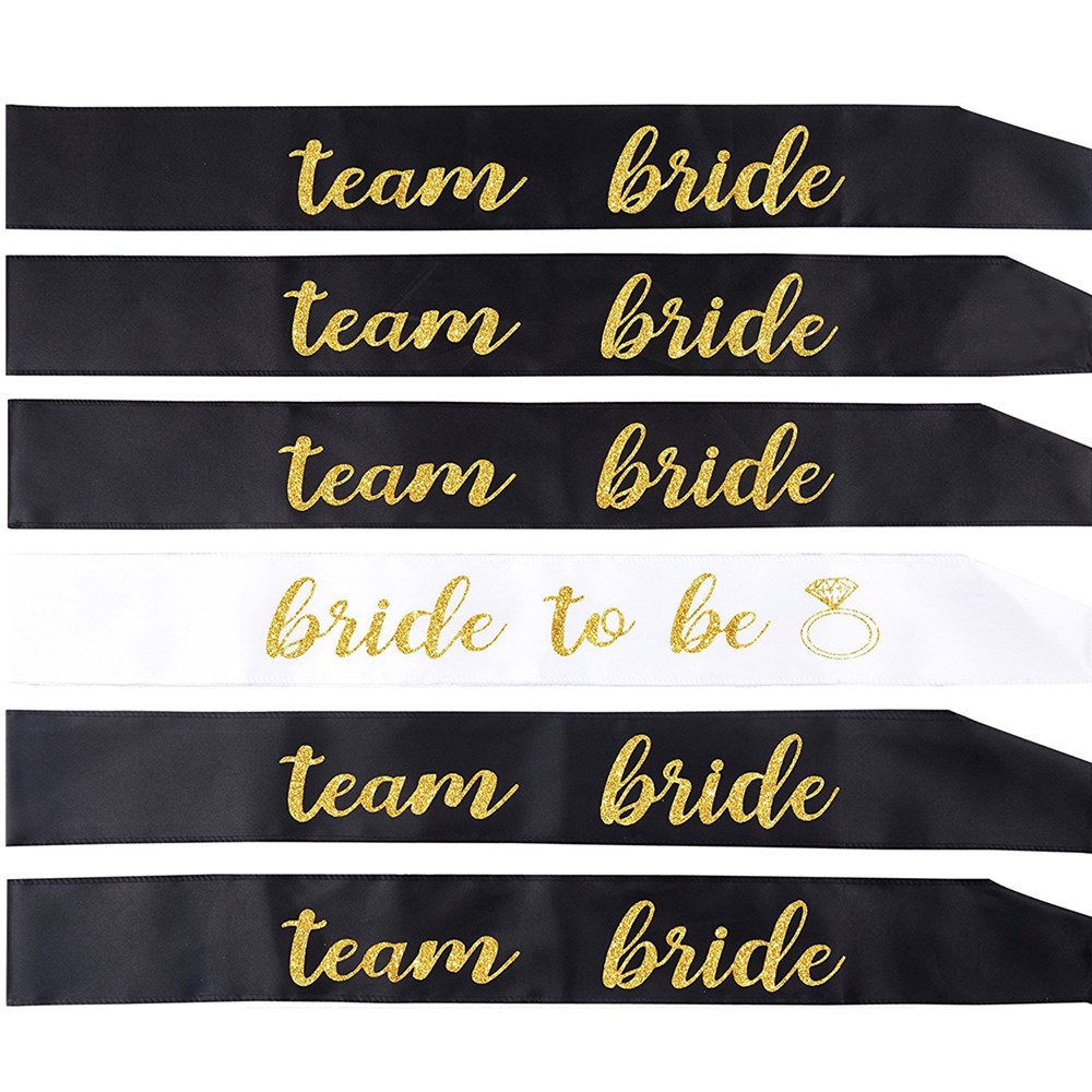 Bride Tribe Sash - 1set Wedding Bride To Be Team
