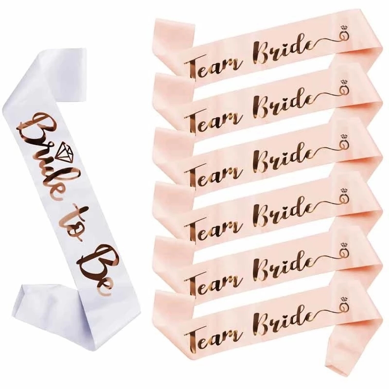 Bride Tribe Sash - 1Set Bride To Be Team Bride