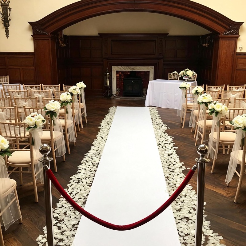 White Aisle Runner Carpet, Use - Aisle Runner White review and price