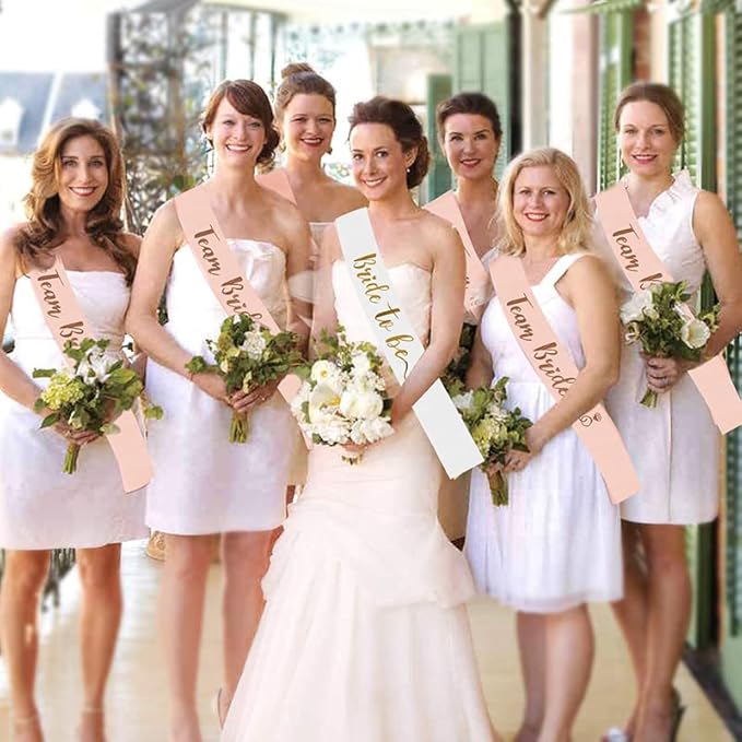 25pcs/set of rose Golden sash  - Bride Tribe Sash review and price