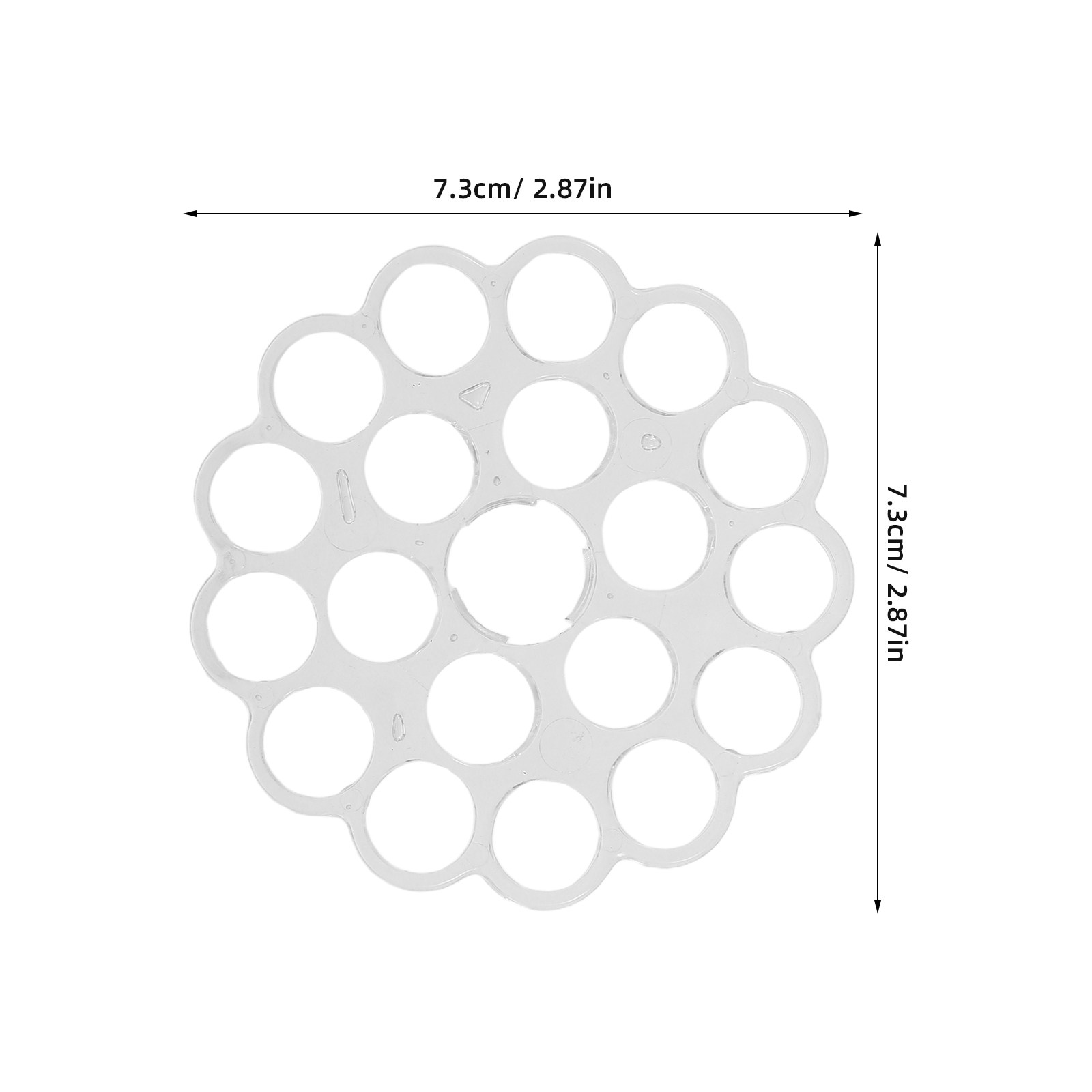 2Pcs Clear Floral Grid Flower  - Wedding Support review and price
