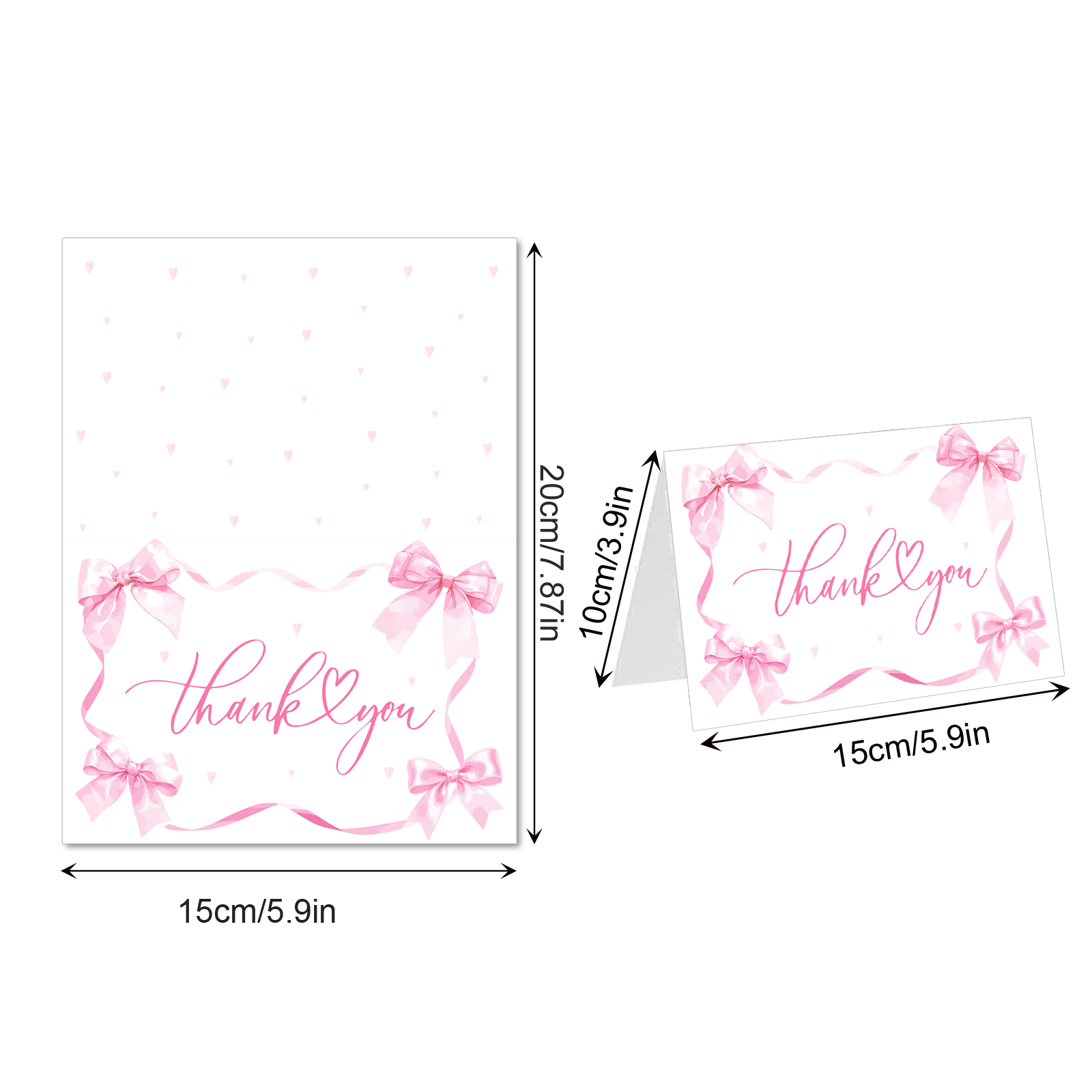 13pcs Pink Bow Tie Greeting Ca - Wedding Sutra review and price