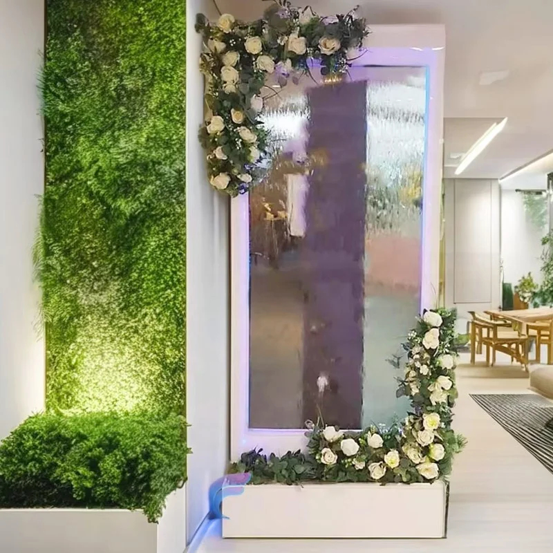 custom.Custom Glass Waterfall  - Wedding Fountain review and price