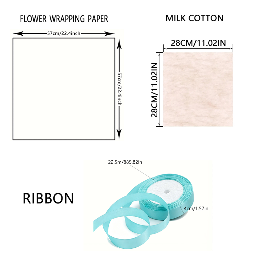 20 Sheets Floral Bouquet Wrapp - Papercraft Supply Ribbon review and price