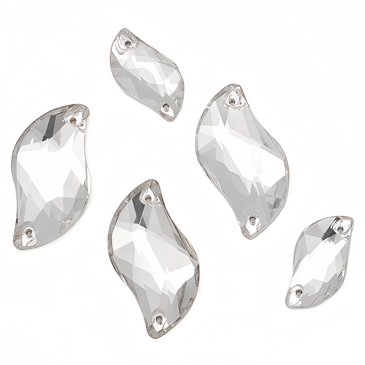 S Shape Sew On Rhinestone Crys - Wedding Vendor review and price
