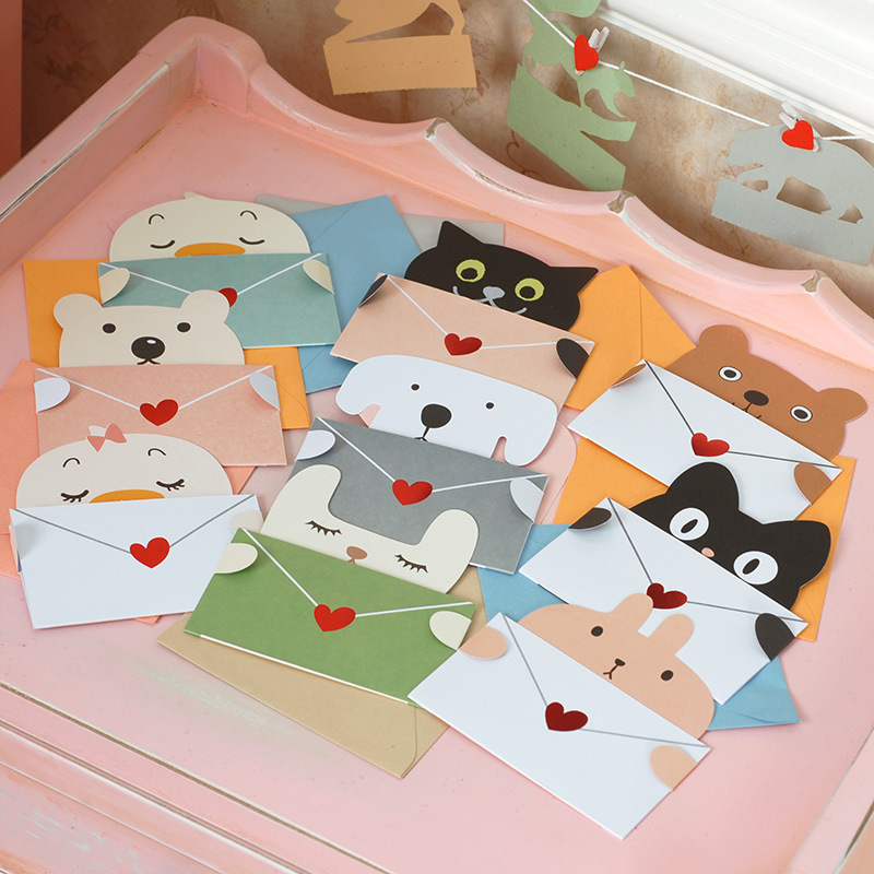 9Pcs Cartoon Animal Gift Card  - Wedding Sutra review and price
