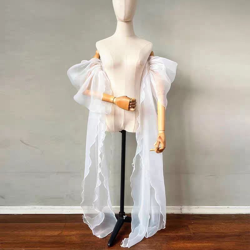Bridal Sleeve Organza Detachab - Wedding Dress Supply review and price
