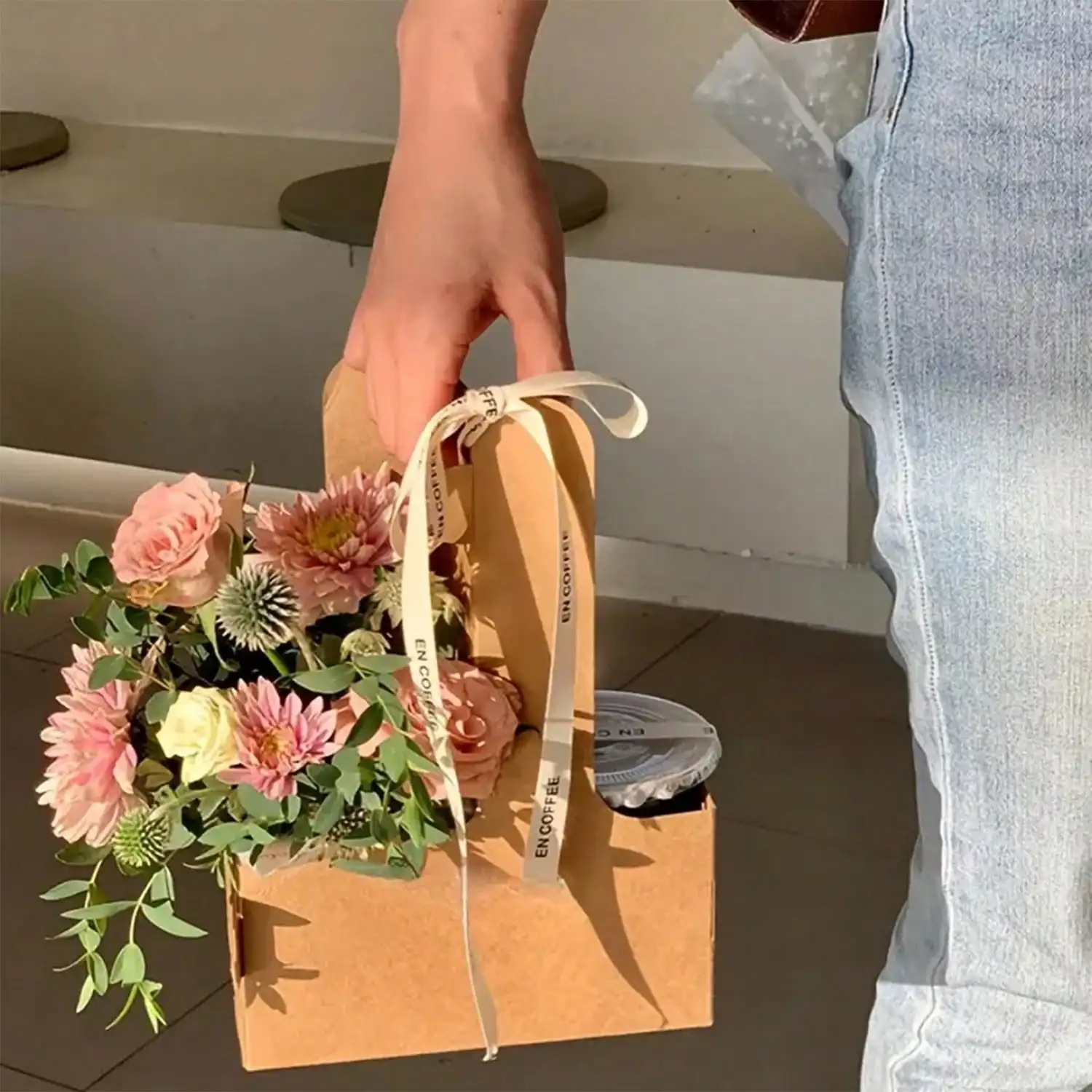 Kraft Paper Flower Bouquet Gif - Wedding Fountain review and price