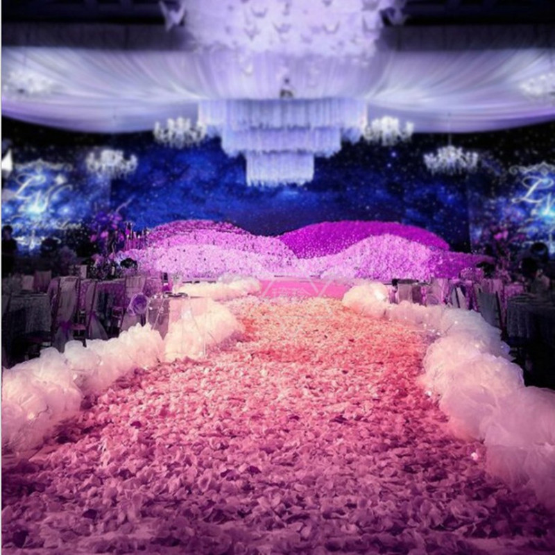 Elegant White Wedding Decorati - Aisle Runner White review and price