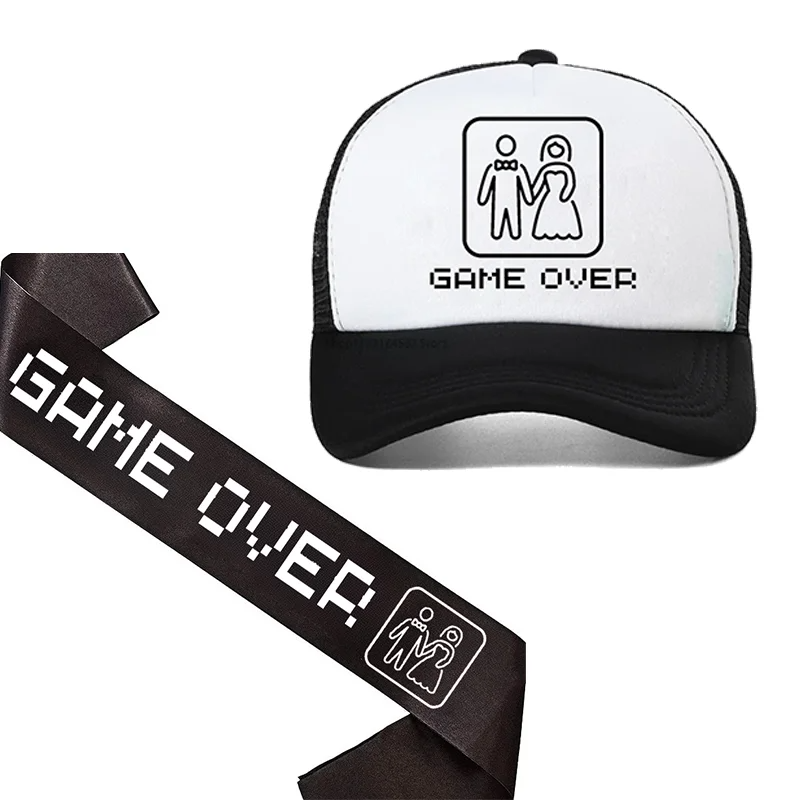 Groom To Be Sash Game Over Hat - Bride Tribe Sash review and price
