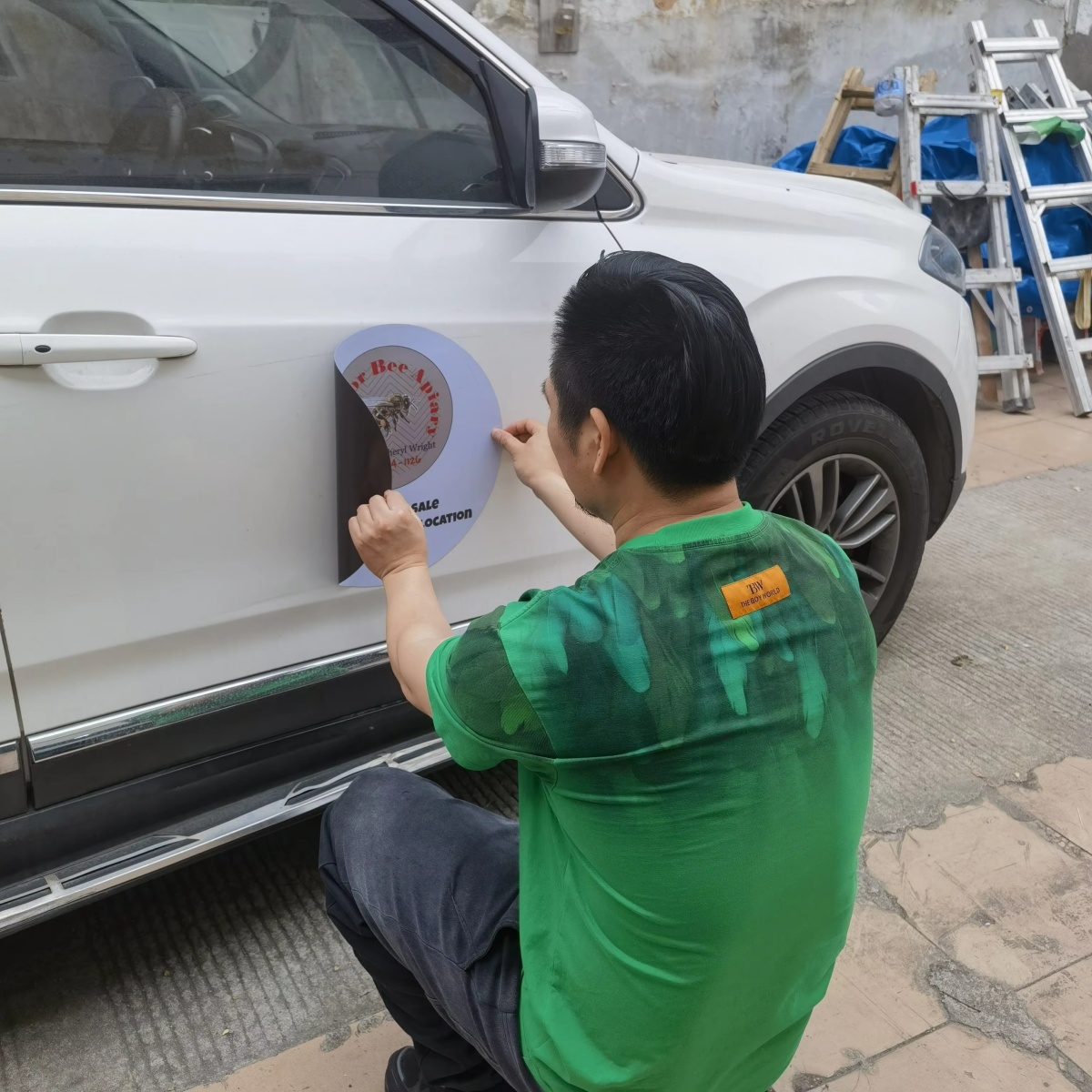 Customizable Magnetic Car Deca - Wedding Support review and price