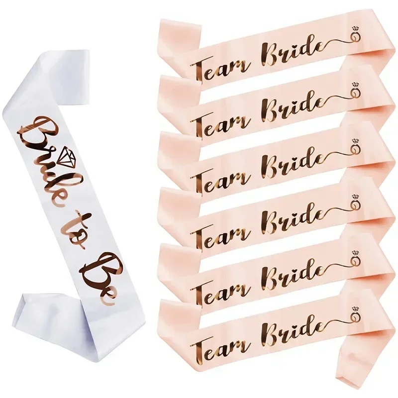 1 Set Bridal Sash Rose Gold De - Bride Tribe Sash review and price