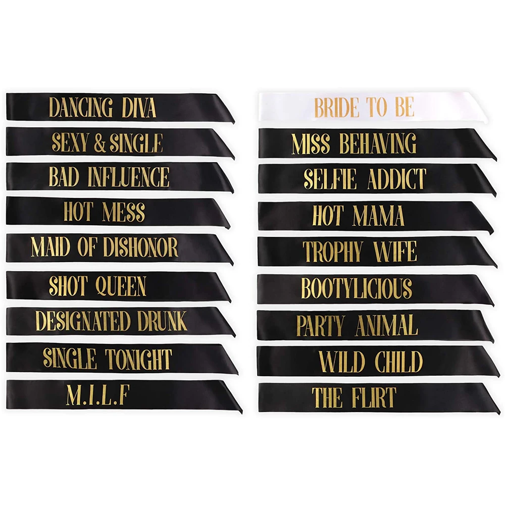 7/12/18pcs Bride To Be Team Br - Bride Tribe Sash review and price
