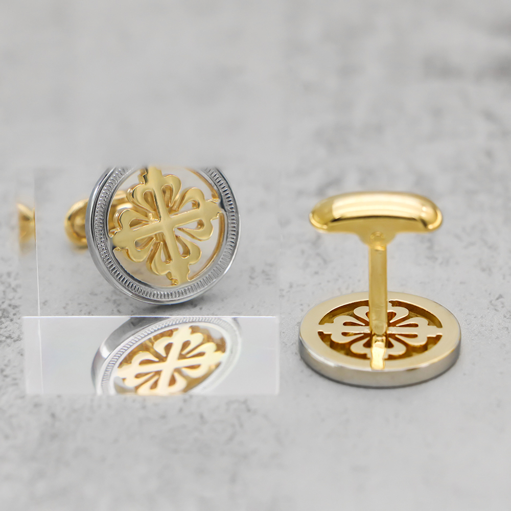 Luxury Iris Flower Cufflinks H - Wedding Supply Factory review and price
