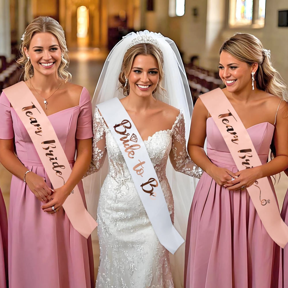 1Set Rose Gold Team Bride To B - Bride Tribe Sash review and price