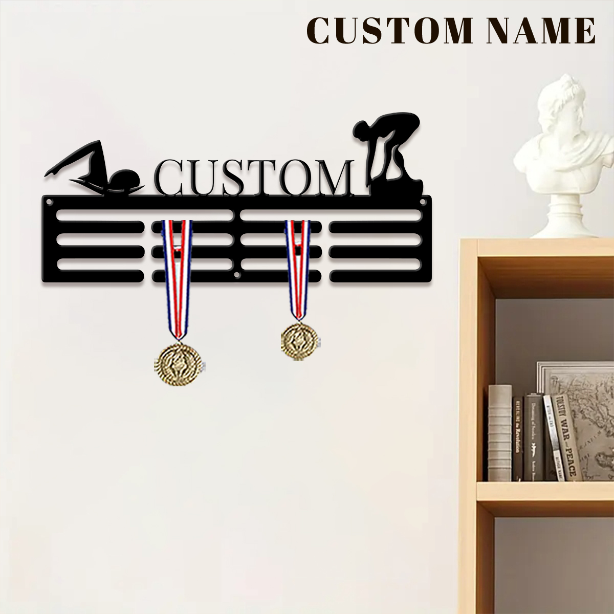 1pc Custom Swimming Metal Meda - Wedding Party Supply review and price