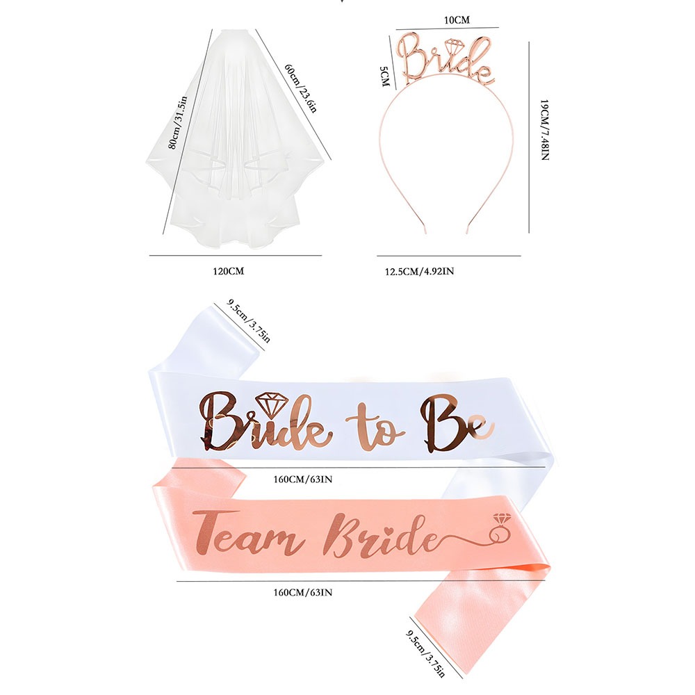 Set 13pcs Bachelorette Party S - Bride Tribe Sash review and price
