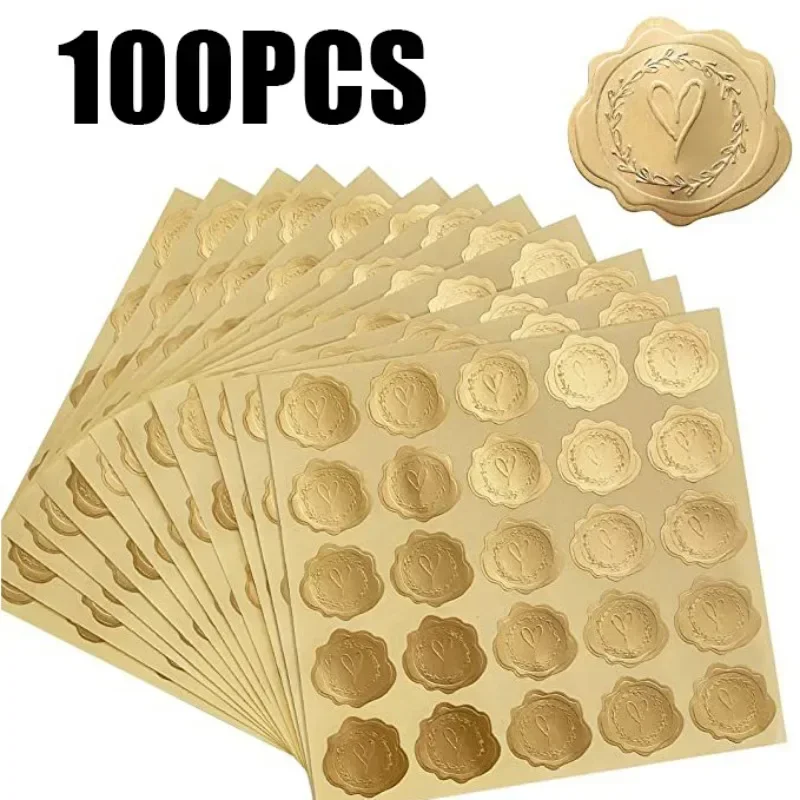 25/100Pcs Gold Embossed Heart  - Wedding Sutra review and price