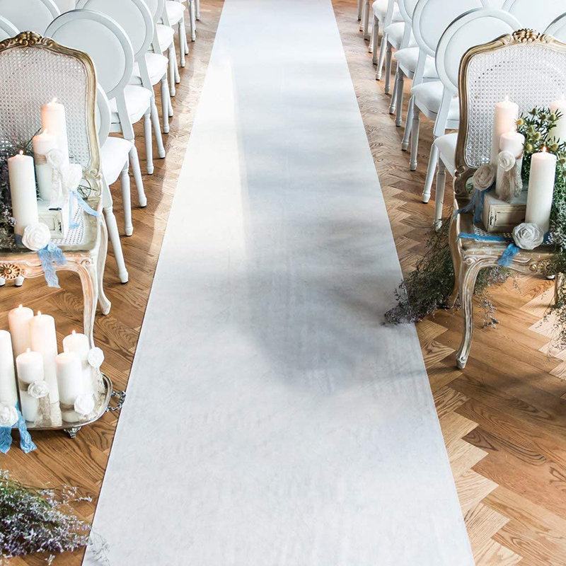 Anti-Slip Non-woven Fabric Wed - Aisle Runner White review and price