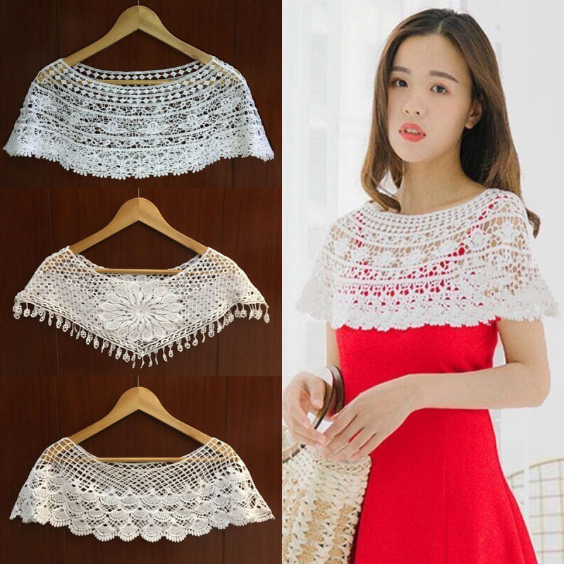 Women Knit Hollow Out Shawl Wr - Wedding Dress Supply review and price