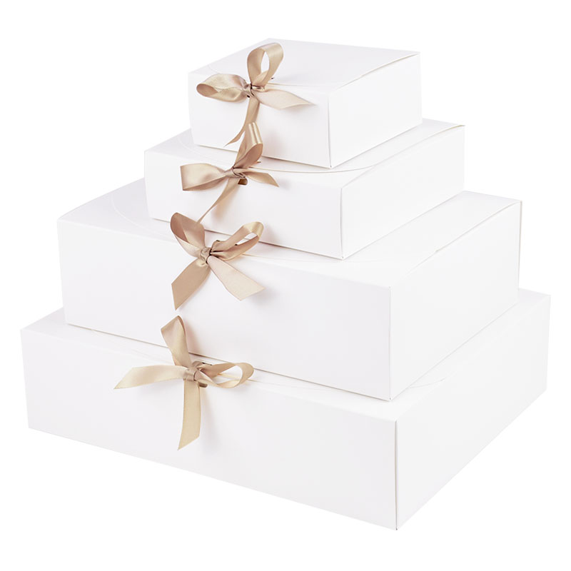 Kraft Paper Gift Box With Deco - Papercraft Supply Ribbon review and price