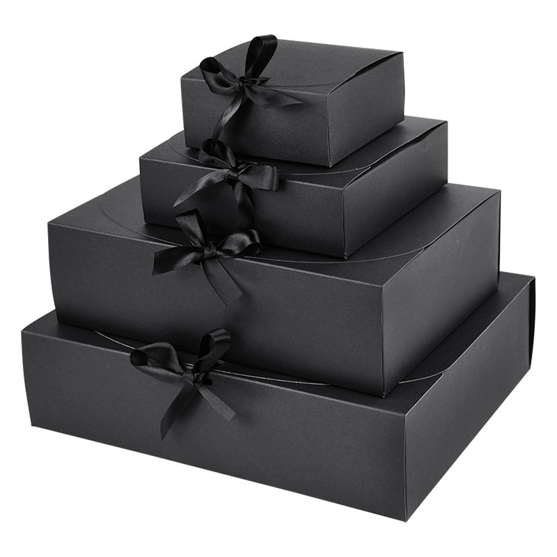 Kraft Paper Gift Box With Deco - Papercraft Supply Ribbon review and price