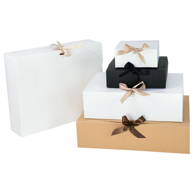 Kraft Paper Gift Box With Deco - Papercraft Supply Ribbon review and price