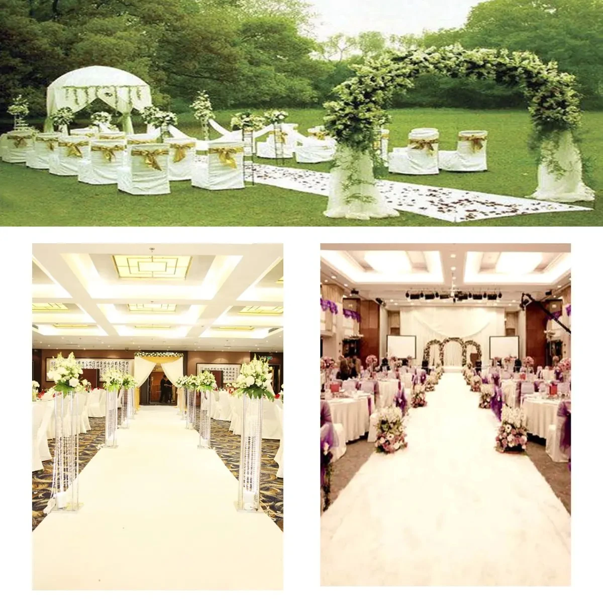 Custom Length Aisle Runner Wed - Aisle Runner White review and price