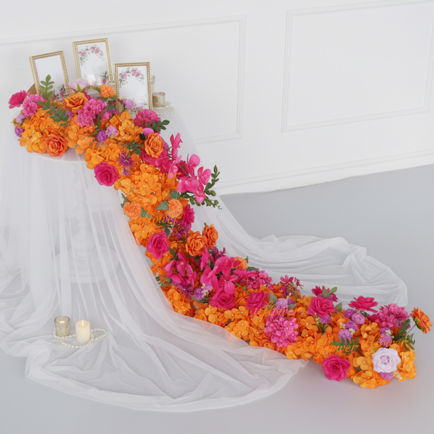 Uflower Wedding Decorations Ar - Aisle Runner White review and price