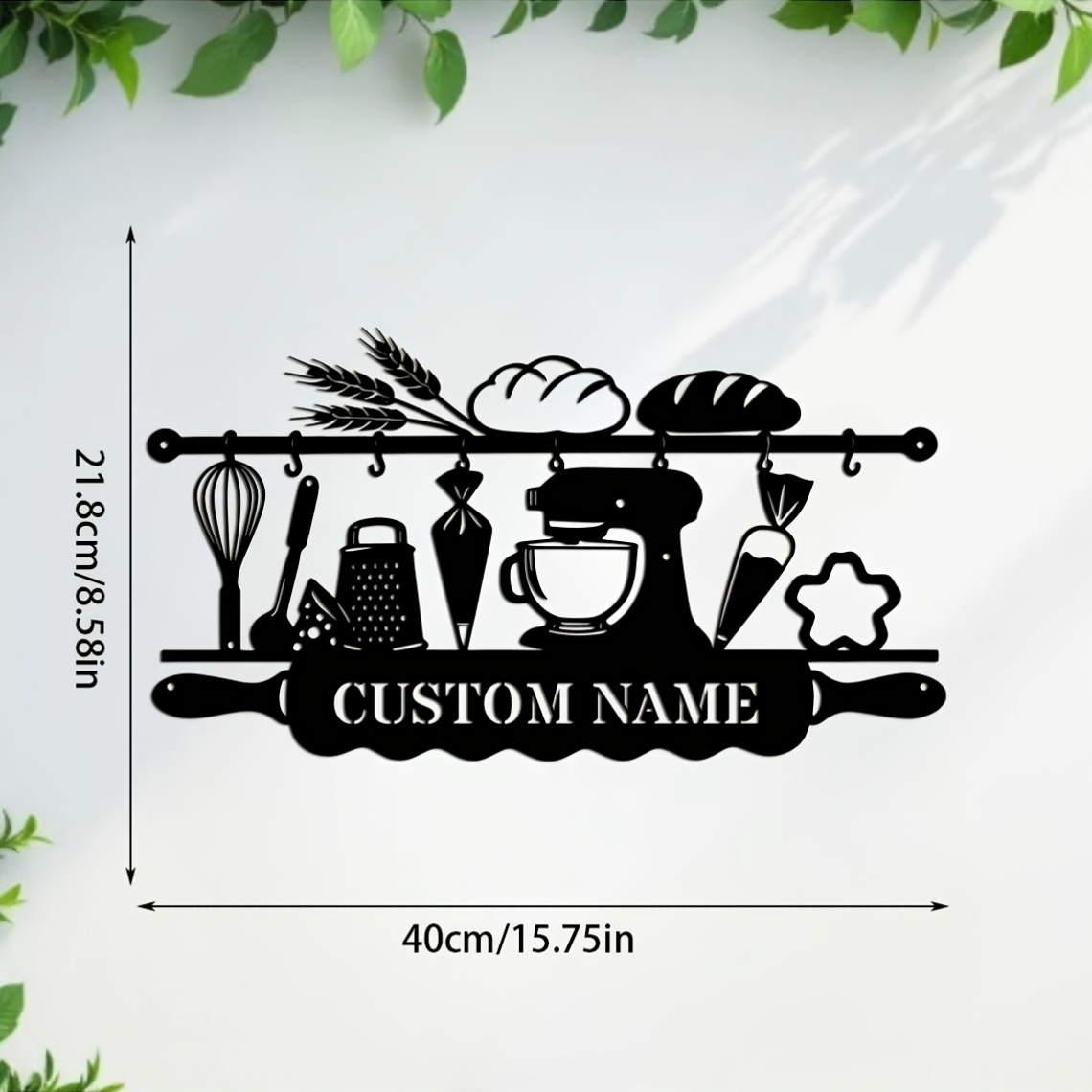 Personalized Kitchen Iron Wall - Wedding Party Supply review and price
