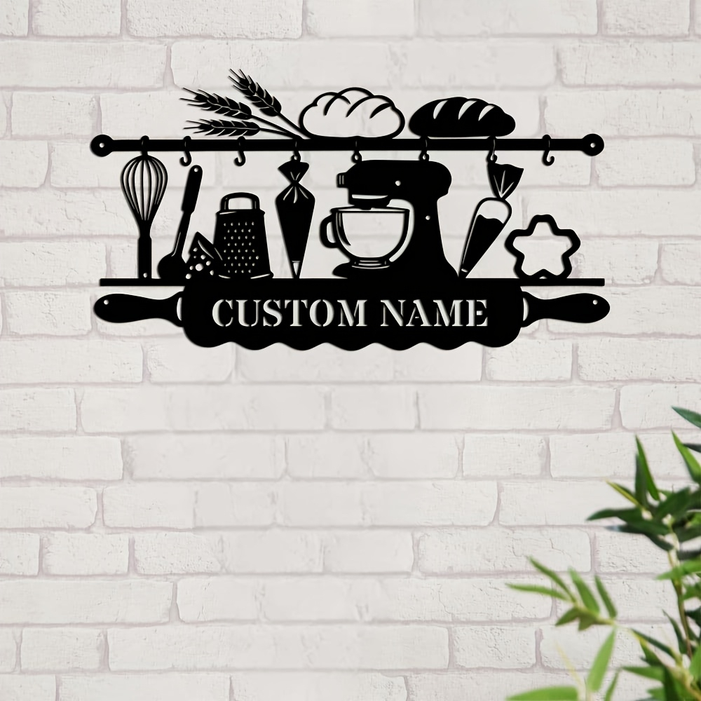 Personalized Kitchen Iron Wall - Wedding Party Supply review and price