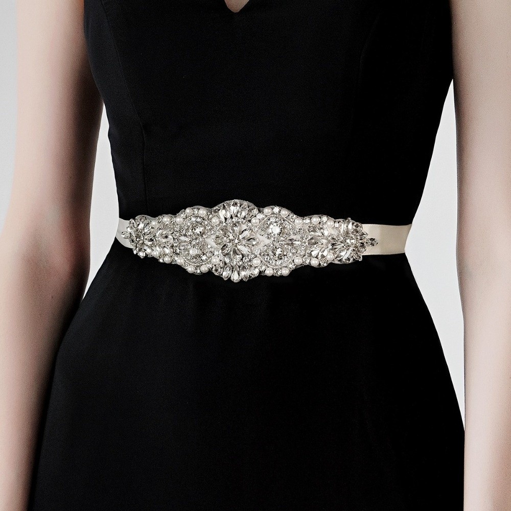 Sweet Ribbon Bridal Belt Silve - Bridal Sash Ribbon review and price