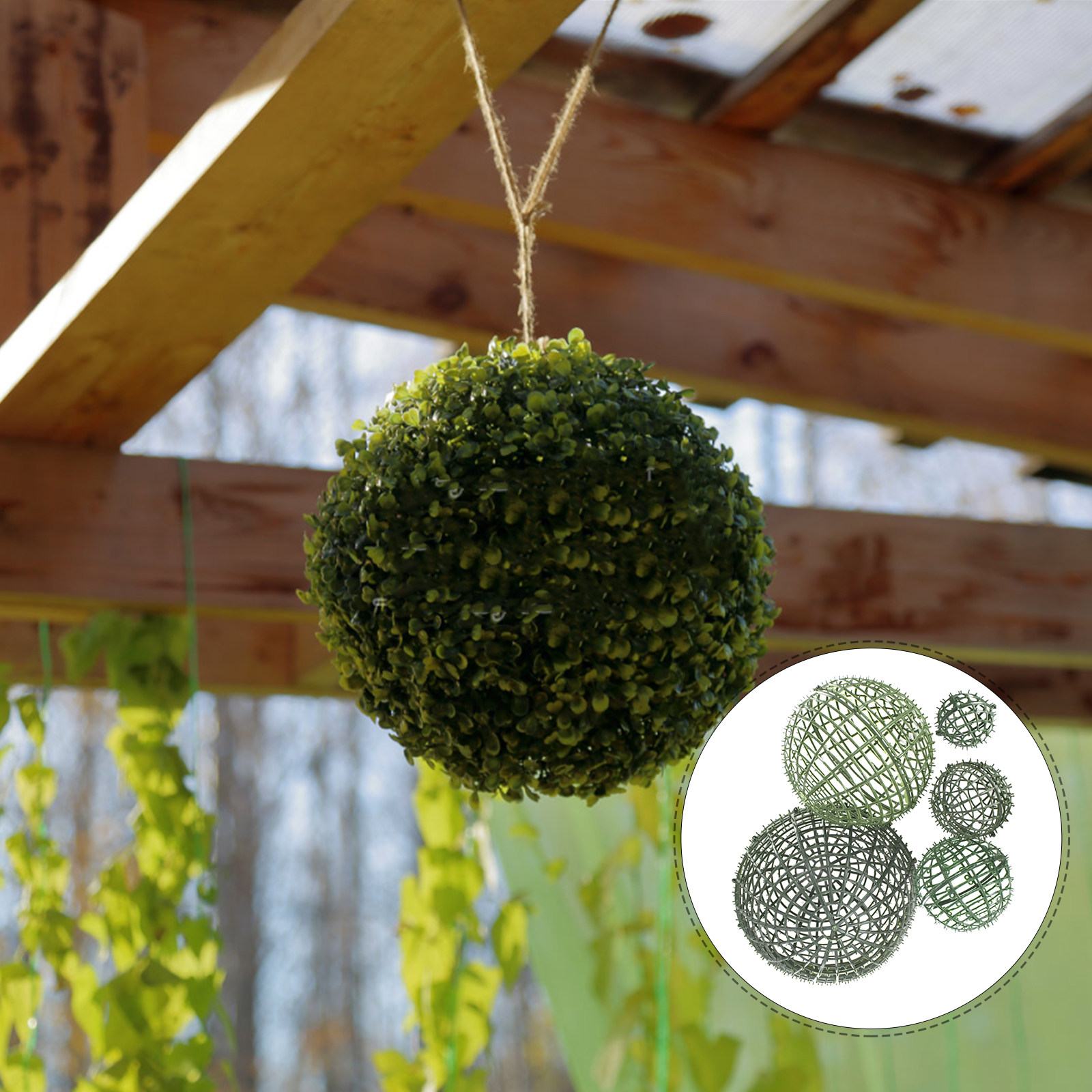 5Pcs Decorative Flower Ball Fr - Wedding Support review and price