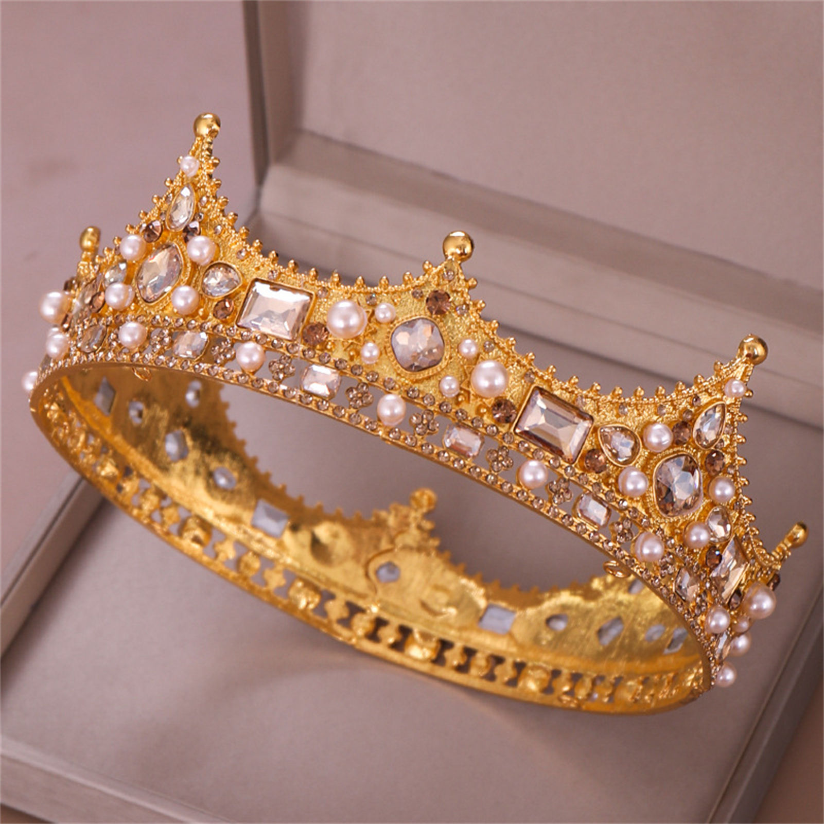 Bridal Crown Rhinestone Tiara  - Wedding Party Supply review and price